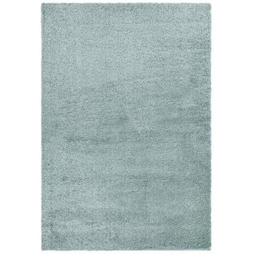 Payton Soft Shimmer Silky Polyester Plain Shaggy Duck Egg Rug-Asiatic Carpets-Rug Love - The Most Loved Rug Store